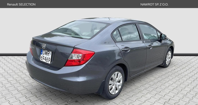 Honda Civic cena 32900 przebieg: 108975, rok produkcji 2012 z Górowo Iławeckie małe 379